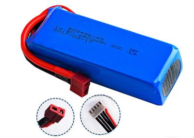 China lange Hochenergie-Dichte Zyklus 4S Rc-Auto Lipo-Batterie-14.8V 2200mAh 35C zu verkaufen