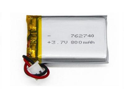 중국 762740 3.7 V 재충전용 리튬 중합체 건전지 800mah Li 중합체 건전지 판매용