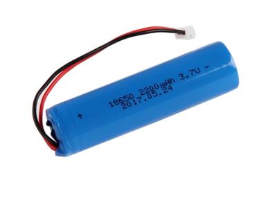 China Cylindrical  3.7V 2200mah 18650 Lithium Ion Battery Pack With PCM for sale