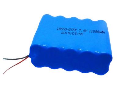 China baterias de íon de lítio recarregáveis do bloco 11000mAh da bateria do íon 2S5P 18650 de 7.4V Li à venda