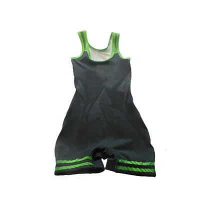 China 100% Polyester Custom Sublimated Singlet Wear Muttahida Majlis-e-Amal Wrestling Wear Customized Design 100% Polyester Sportswear OEM Service for sale