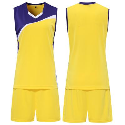 China Custom Volleyball Sleeveless Tank Tops Sublimation Uniform Designs M for sale