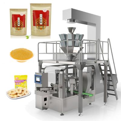 China JKPACK Pre-made Potato Chips Pouch Weighing Sealing Packing Machine for sale