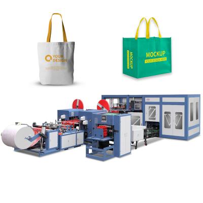 China A8 Automatic Non Woven Reusable Shopping Bag Making Machine à venda