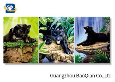 China 3d Beeld van het Muurdecor met Tijger/Wolf, 3d Aangepaste Weggeknipte Foto Te koop