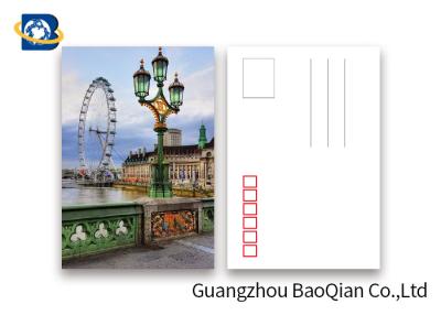 China Os cartão Lenticular do teste padrão de London Eye, rasgo Lenticular do cartão 3D - prova à venda