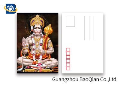 China 5D Effect Indian God 3D Lenticular Postcards For Souvenirs/ Promotional Gift for sale