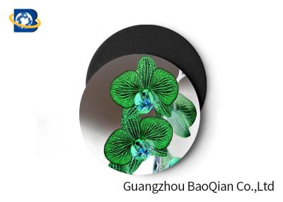 China Stunning Flower Personalised Round Coasters , Print Your Own Coasters 3D Lenticular Picture for sale