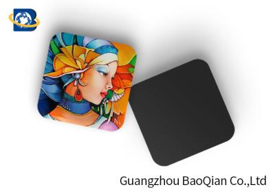 China Mini 3D Personalised Tea Coasters / Cup Coasters , Custom Square Coasters Printing Placemat for sale