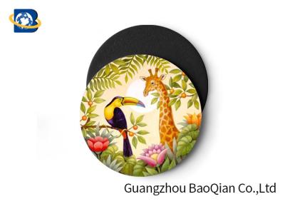 China Wild Animal Art Image Lenticular Coasters 3D Decoative Cup Placemat 0.6MM PET for sale