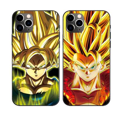 China Herinnering van Goku 3D Lenticular Flip Plastic Phone Case For Te koop