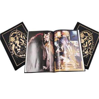 China paper & Professional Custom Adult Kids Comic Magazine OEM Hardcover Book Printing Gold Foil On Demand for sale