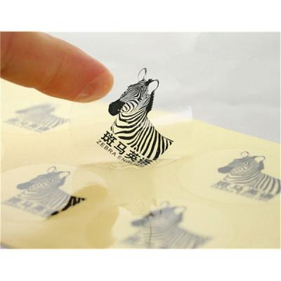 China Adhesive PVC Logo Label Sticker , Custom Waterproof Embossing Label Printing Waterproof Adhesive Sticker for sale