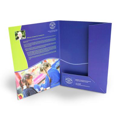 China Eco-friendly Professional High Quality Cheap Presentation Folder Printing for sale