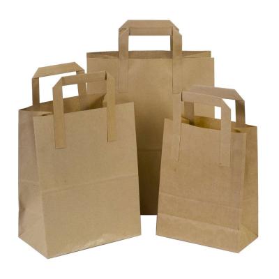 China Low Price Recyclable High Quality Custom Print Logo Paper Kraft Bags Shopping Bag for sale