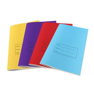 China paper & Promotional Wholesale Custom Cardboard Kids Notebook Softcover Printing With Logo Exercise Book For Student A4 Size for sale