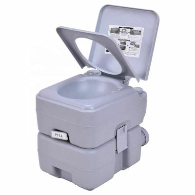 China Automatic Potty Operation 5.3 Gallon 20L Portable Toilet Flush Travel Outdoor/Indoor Commode S for sale