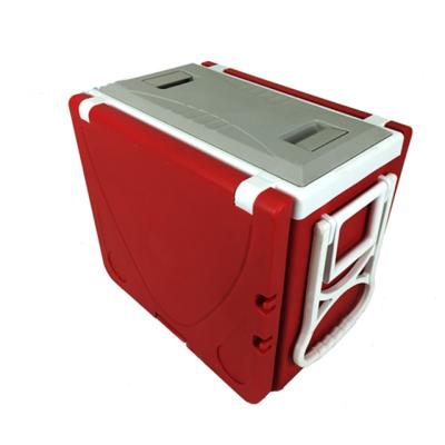 China 28L Waterproof Outdoor Multifunctional PP Insulated Cooler Box With Table And Chair For Camping for sale