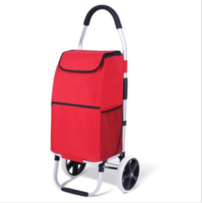 China Foldable Go Carts Foldable Shopping Cart Trolley Portable Aluminum Luggage Basket Grocery for sale