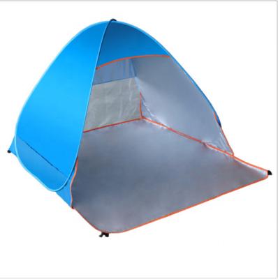 China UV-Resistant Outdoor Automatic Pop Up Instant Portable Beach Tent Hut Canopy Canopy Sun Shade Sports Shelter Anti-UV Sun Shelter For Family Kids for sale