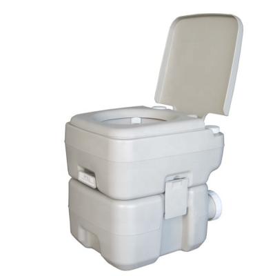 China Automatic Operation Plastic Foldable ABS 10Liter 20Liter Portable Camping Toilet for sale