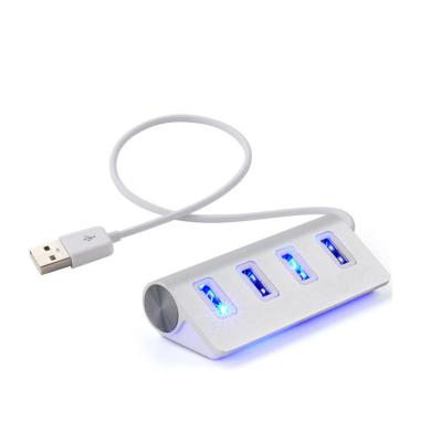 China USB 3.0 Hub 4 Ports Aluminum Metal TV401-008A for sale