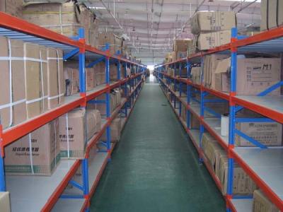 China Gemakkelijk te monteren langspan planken Midden Duty Racking System voor magazijn Te koop