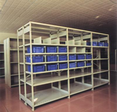 China Screw Angel Steel Slotted Angle Racks Galvanized Steel Boltless Storage Shelves for sale