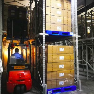 Cina Indotto pesante attraverso i rack dei pallet per lo stoccaggio a freddo ISO9001 approvato in vendita