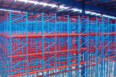 Cina Racking per pallet a trazione in acciaio personalizzato per rack di magazzino in vendita