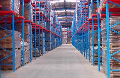 Cina 2-6 Livelli Drive In Pallet Racking Heavy Duty Dimensioni personalizzate in vendita