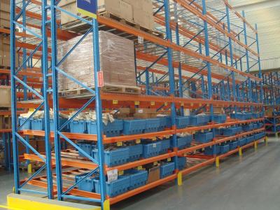 China OEM Heavy Duty Adjustable Metal Shelves , Customized Warehouse Stacking Racks for sale