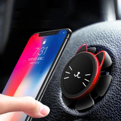 China New Car Steering Wheel Phone Holder Navigation Multifunction Suction Gravity Bracket Hardware/TPU/soft Rubber for sale