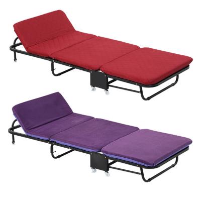 China China Manufacturer Single Medical Manual Adjustable Couch Hospital Folding Metal Beds Price (Size) Mobile Customized Style Steel for sale