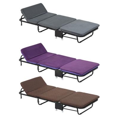 China China Manufacturer Single Medical Manual Adjustable Couch Hospital Folding Metal Beds Price (Size) Mobile Customized Style Steel for sale