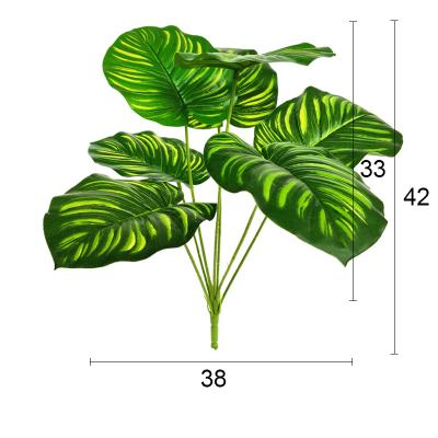 China Natural Touch Artificial Tree Leaves Parthenocissus Plant Decorative Leaves Artificial Leaf For Wall Garden Wedding Decorative for sale