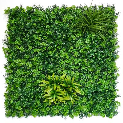 China Eco-friendly Wedding Backdrop Home Landscape Garden Grass Wall Decoration 1*1m Artificial Artificial Grass Wall Plant for sale