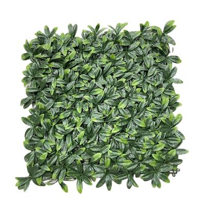 China 50*50cm Plants Rhododendron Grass Leaf Eco-friendly Home Garden Landscape Artificial Grass Wall for sale