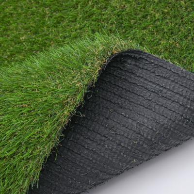 China Fire Protection 3cm Grass Height 22050 Tufts Density Football Turf Grass For Garden Floor Landscaping Decoration for sale