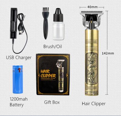 China Li T Heavy Knocker Outdoor Cordless Skeleton Trimmer Men Bald Hair Trimmer Hair Clippers Finishing Hair Cutting Machine for sale