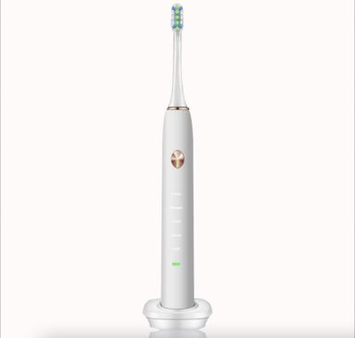 China Ultrasonic Five Range Battery Powered Household Bristles Electric Toothbrush Multifunctional Adult Soft Toothbrush for sale