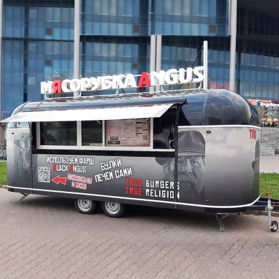 China Mobile Winery Concession Food Caravan Mobile Airstream Trailer/Supply Truck Mobile Food Truck For Sale UK Ireland for sale