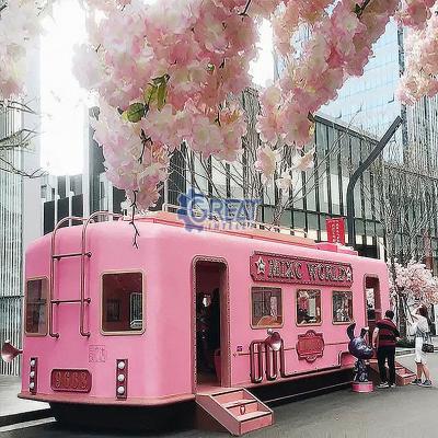 China Commercial outdoor winery restaurant car coffee booth kiosk street fresh fruit juice corn kiosk stand truck for sale for sale