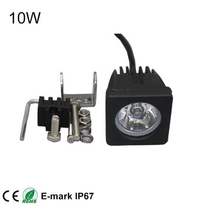 China Wholesale Off-Road Vehicle Spot Flood 12v 10w 2 Inch Square Led Driving Lights For Motorcycles for sale