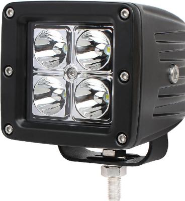 China All cars wholesale 3inch square spot light 12w 3 inch led work light off road with waterproof ce for sale