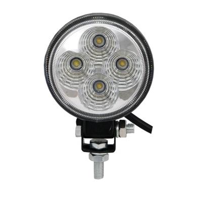 China All cars 12v 3inch 12w mini round led work lights flood spot driving bar for car for sale