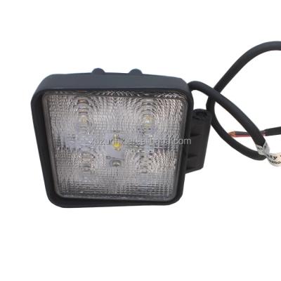 China Aluminum Alloy Square Led Offroad Flood Work Light 4.3inch 15W Excavator Led Work Light Driving Fog Lights Led Bar Work Car With EMC for sale