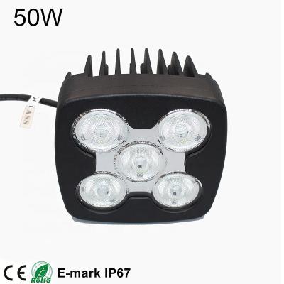 China Aluminum Housing Square 50w Super Bright Agriculture Led Work Light 4