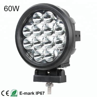 China High Quality Round 60w Die-Casting Aluminum Housing Car Led Work Light Waterproof Led Work Light Lamp Mechanics for sale