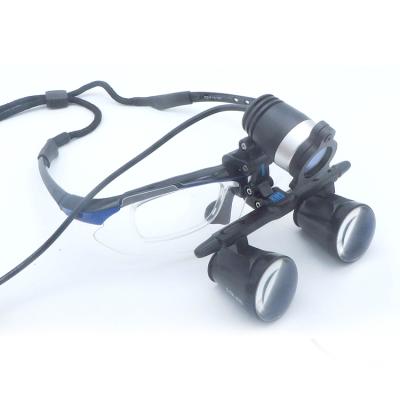 China stomatological hospital & Dental Clinic Portable Dental Binocular Loupe With Led Headlight for sale